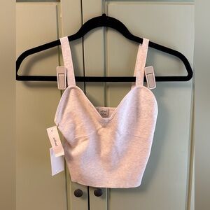 Wilfred Sicily top in heather light oatmeal, size S